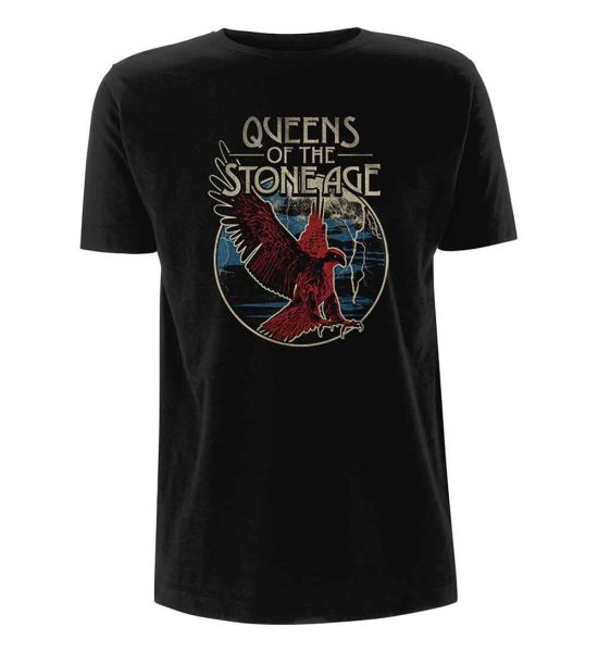 Queens Of The Stone Age: Eagle - Black T-Shirt