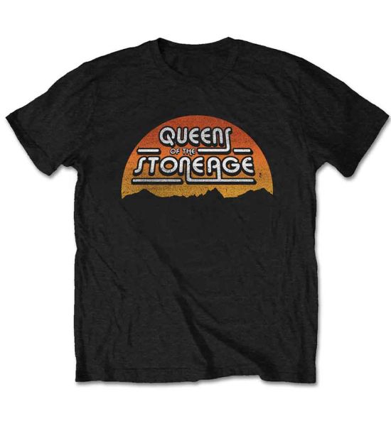 Queens Of The Stone Age: Sunrise - Black T-Shirt