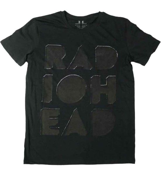 Radiohead: Note Pad (Debossed) - Black T-Shirt