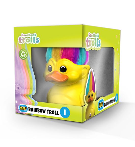 Trolls: Rainbow Troll Tubbz Rubber Duck Collectible (Boxed Edition) Preorder