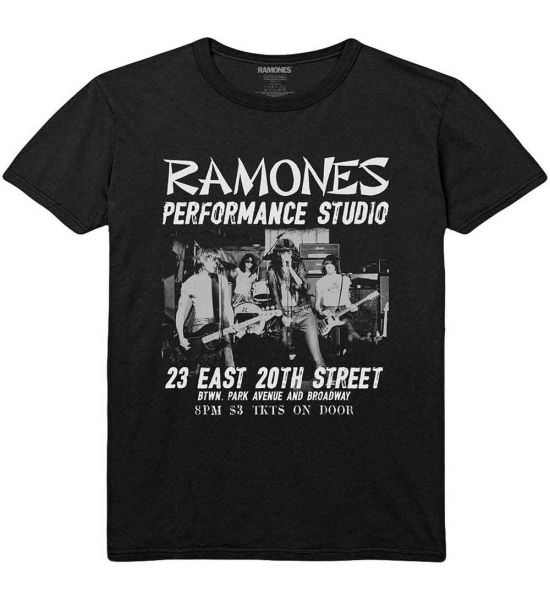 Ramones: East Village - Black T-Shirt