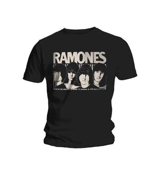 Ramones: Odeon Poster - Black T-Shirt