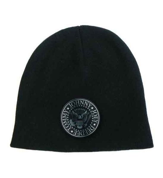 Ramones: Presidential Seal - Black Beanie Hat Preorder