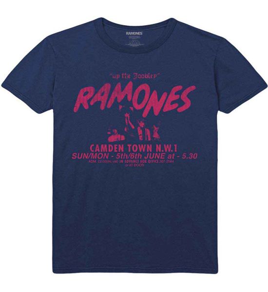 Ramones: Roundhouse - Navy Blue T-Shirt