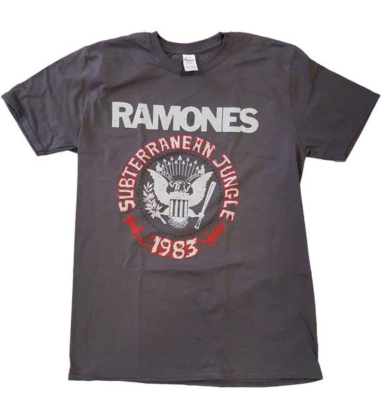 Ramones: Subterranean Jungle - Charcoal Grey T-Shirt