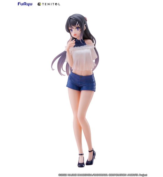 Rascal Does Not Dream of Bunny Girl Senpai: Mai Sakurajima Tenitol PVC Statue (29cm) Preorder