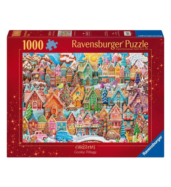 Ravensburger: Christmas Cookie Village Jigsaw Puzzle (1000 pieces)