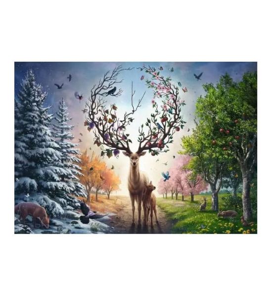 Ravensburger: The Magical Stag and the Four Seasons Jigsaw Puzzle (1000 pieces)