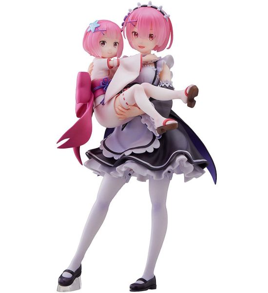 Re:Zero Starting Life in Another World: Ram & Childhood Ram 1/7 PVC Statue (23cm) Preorder