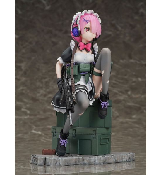 Re:Zero Starting Life in Another World: Ram Military Ver. 1/7 PVC Statue (20cm) Preorder