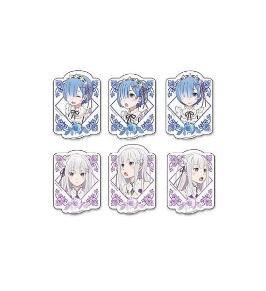 Re:Zero Starting Life in Another World: Rem & Emilia Sticker Set