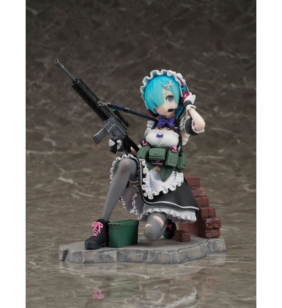 Re:Zero Starting Life in Another World: Rem Military Ver. 1/7 PVC Statue (16cm) Preorder