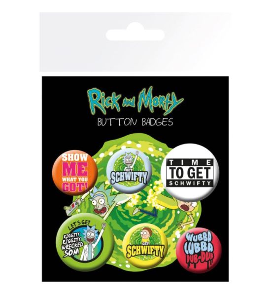 Rick & Morty: Quotes Badge Pack Preorder