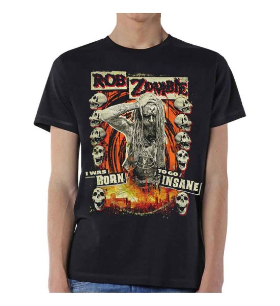 Rob Zombie: Born to Go Insane - Black T-Shirt