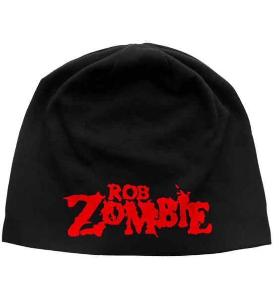 Rob Zombie: Logo (Discharge Print) - Black Beanie Hat Preorder