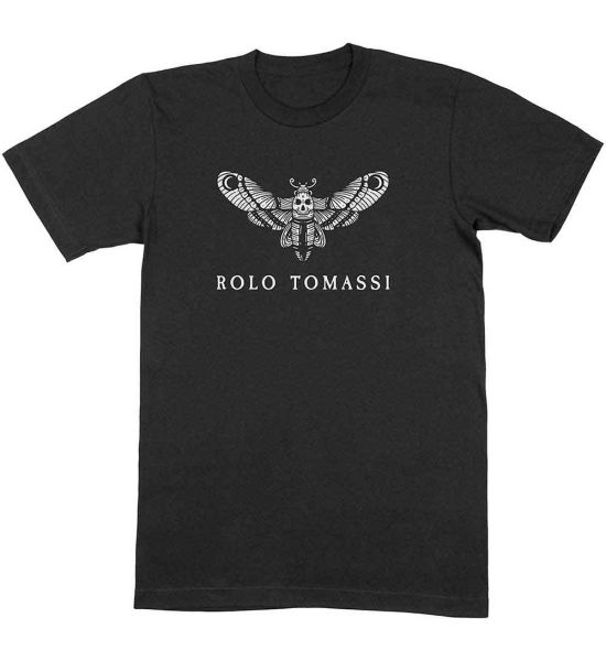 Rolo Tomassi: Moth Logo - Black T-Shirt