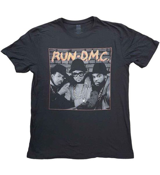 Run DMC: B&W Photo - Black T-Shirt