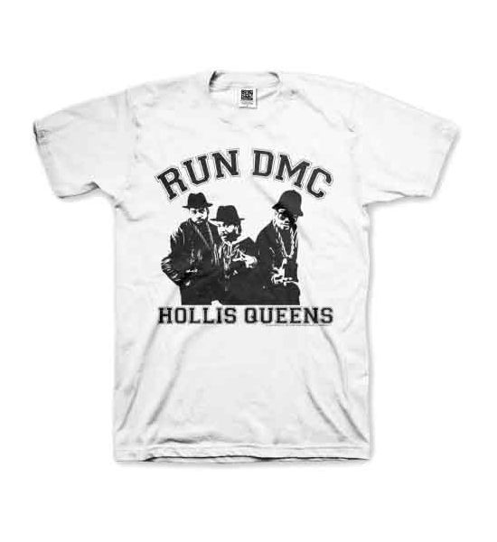 Run DMC: Hollis Queen Pose - White T-Shirt