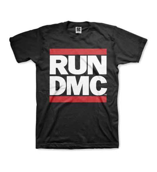 Run DMC: Logo - Black T-Shirt