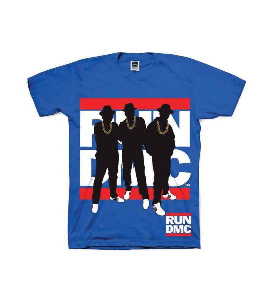 Run DMC: Silhouette - Royal Blue T-Shirt