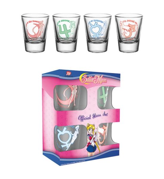 Sailor Moon: Characters Shot Glasses - Set of 4