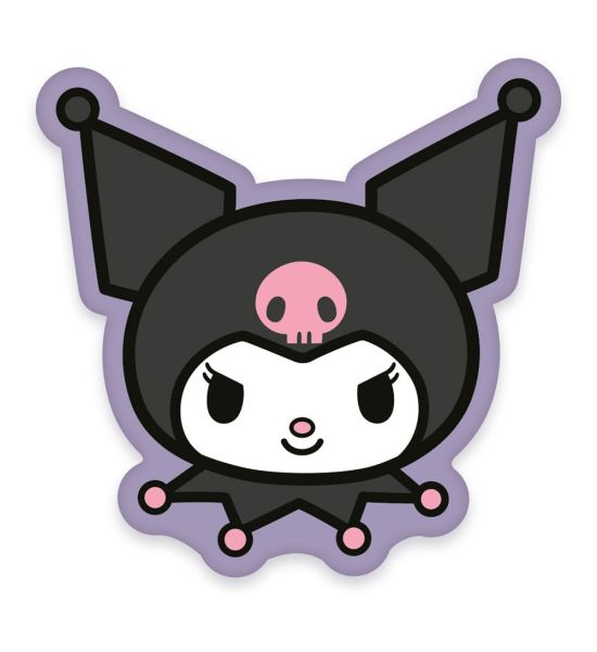 Sanrio: Kuromi Face Pillow (36cm) Preorder