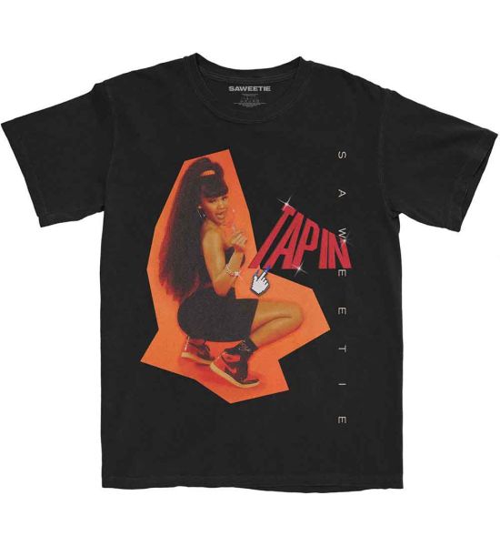 Saweetie: Tapin - Black T-Shirt