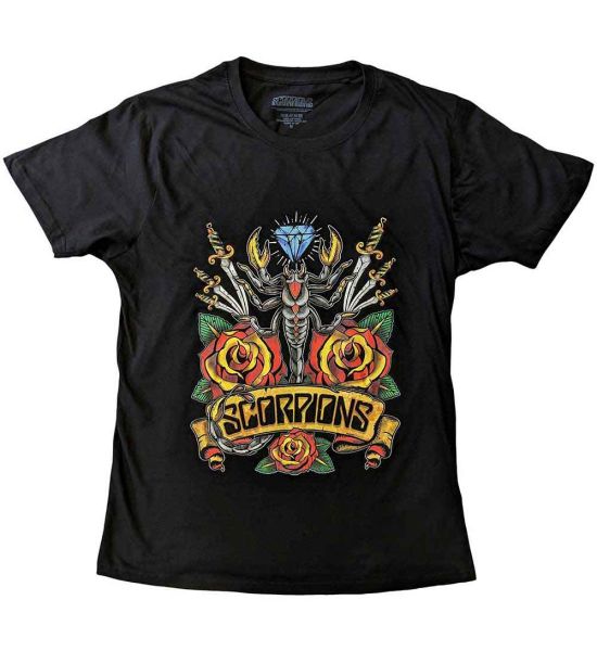 Scorpions: Traditional Tattoo - Black T-Shirt