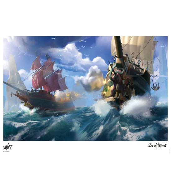 Sea of Thieves: Broadsides At Noon Limited Edition Art Print Preorder