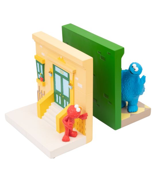 Sesame Street: Elmo & Cookie Monster Resin Bookends Preorder