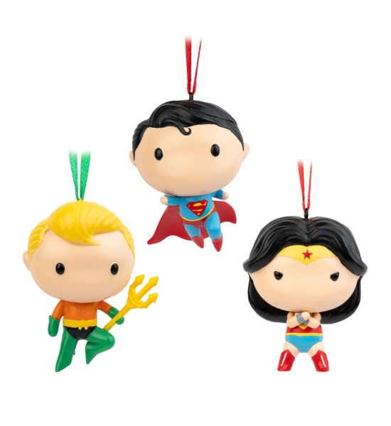 DC Comics: Christmas Decorations (Superman, Aquaman and Wonder Woman) Preorder