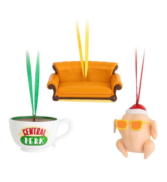 Friends: Christmas Decorations (Turkey, Sofa and Coffee Cup) Preorder