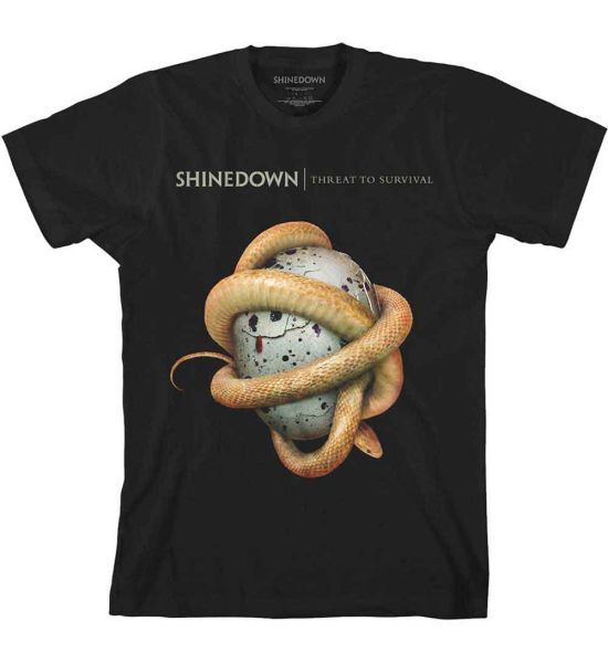 Shinedown: Clean Threat - Black T-Shirt