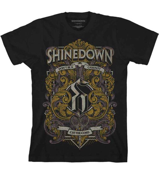 Shinedown: Ornamental Scissors - Black T-Shirt