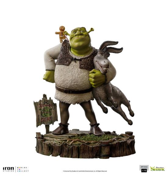 Shrek: Shrek, Donkey and The Gingerbread Man Deluxe Art Scale Statue 1/10 (26cm)