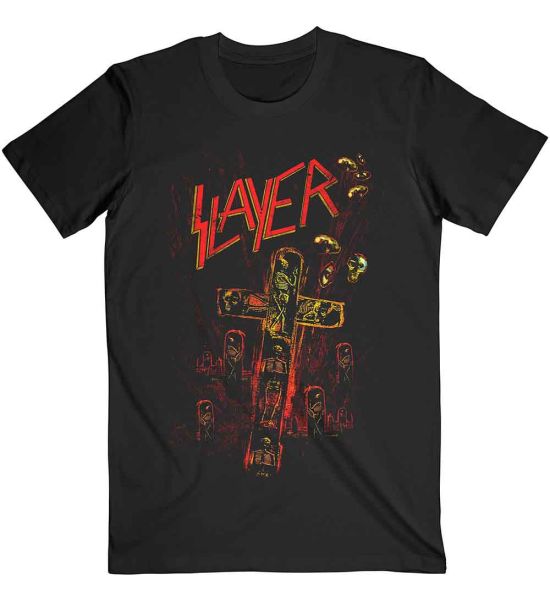 Slayer: Blood Red - Black T-Shirt