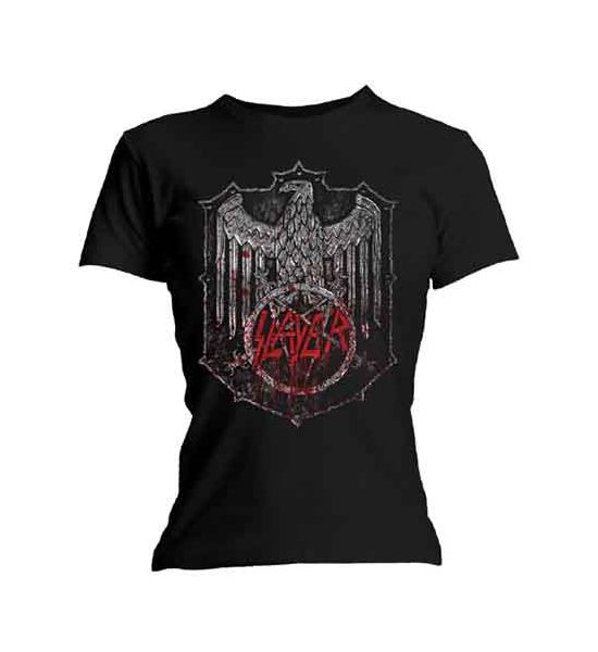 Slayer: Bloody Shield - Ladies Black T-Shirt