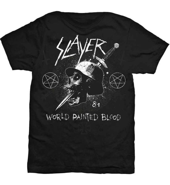 Slayer: Dagger Skull - Black T-Shirt