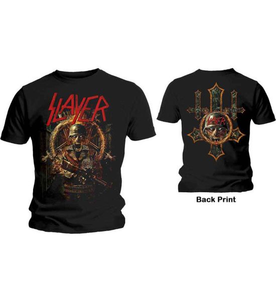 Slayer: Hard Cover Comic Book (Back Print) - Black T-Shirt