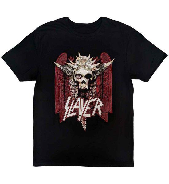 Slayer: Nailed Red - Black T-Shirt