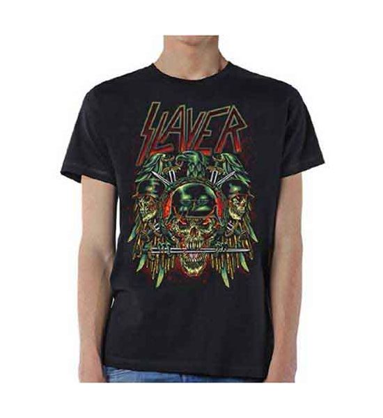 Slayer: Prey with Background - Black T-Shirt