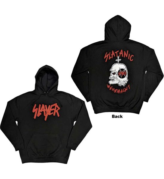 Slayer: Slatanic (Back Print) - Black Pullover Hoodie