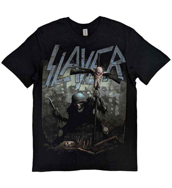 Slayer: Soldier Cross - Black T-Shirt