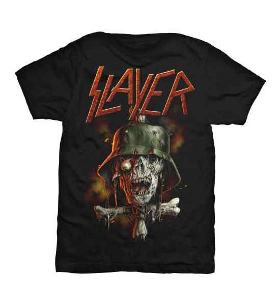 Slayer: Soldier Cross V.2 - Black T-Shirt