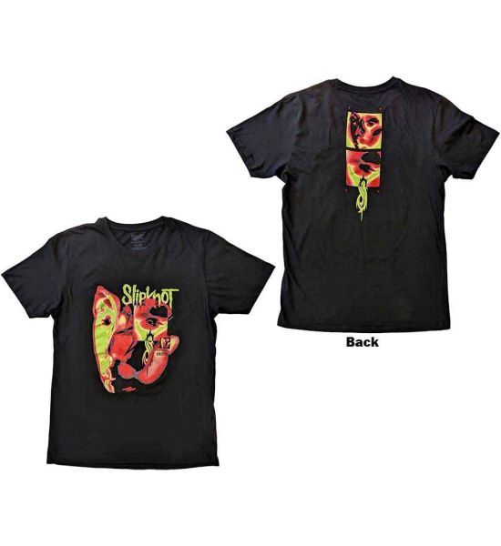 Slipknot: Alien (Back Print) - Black T-Shirt