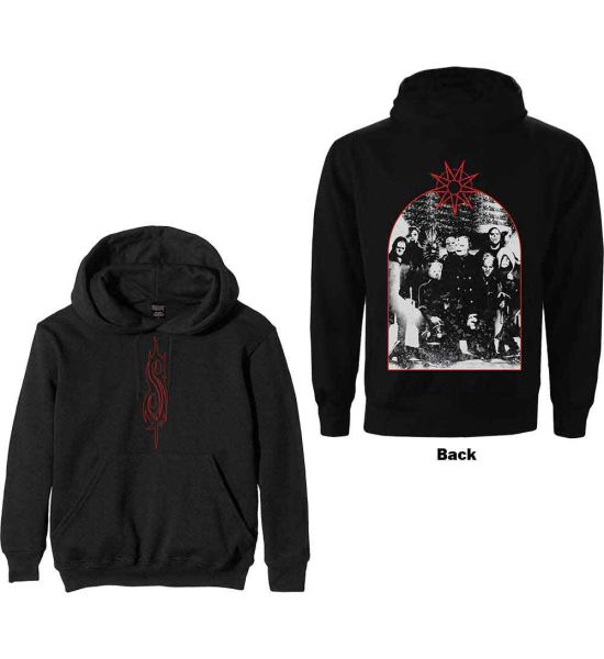 Slipknot: Arched Group Photo - Black Pullover Hoodie