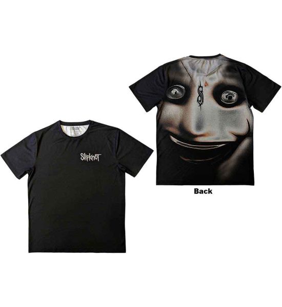 Slipknot: Clown (Back Print, Sublimation Print) - Black T-Shirt