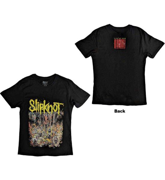 Slipknot: Live at MSG (Back Print) - Black T-Shirt