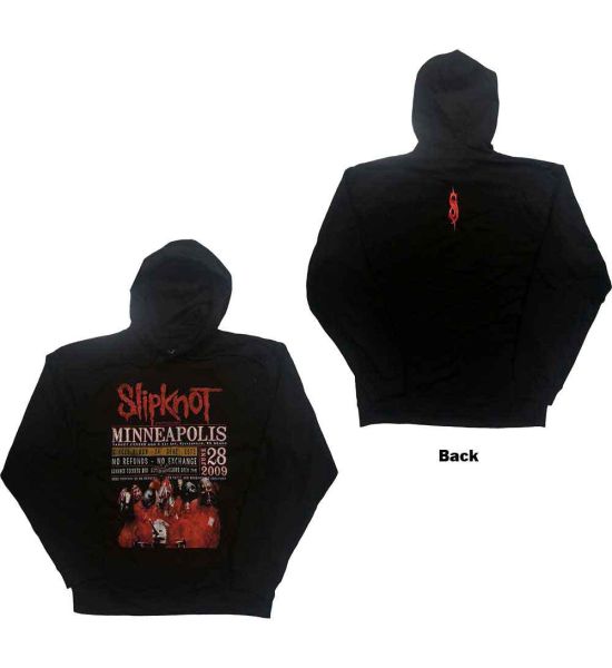 Slipknot: Minneapolis '09 (Back Print) - Black Pullover Hoodie