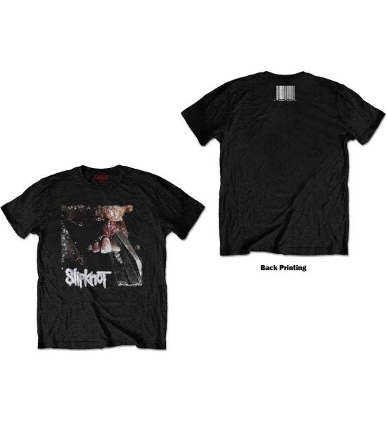 Slipknot: Pulling Teeth (Back Print) - Black T-Shirt